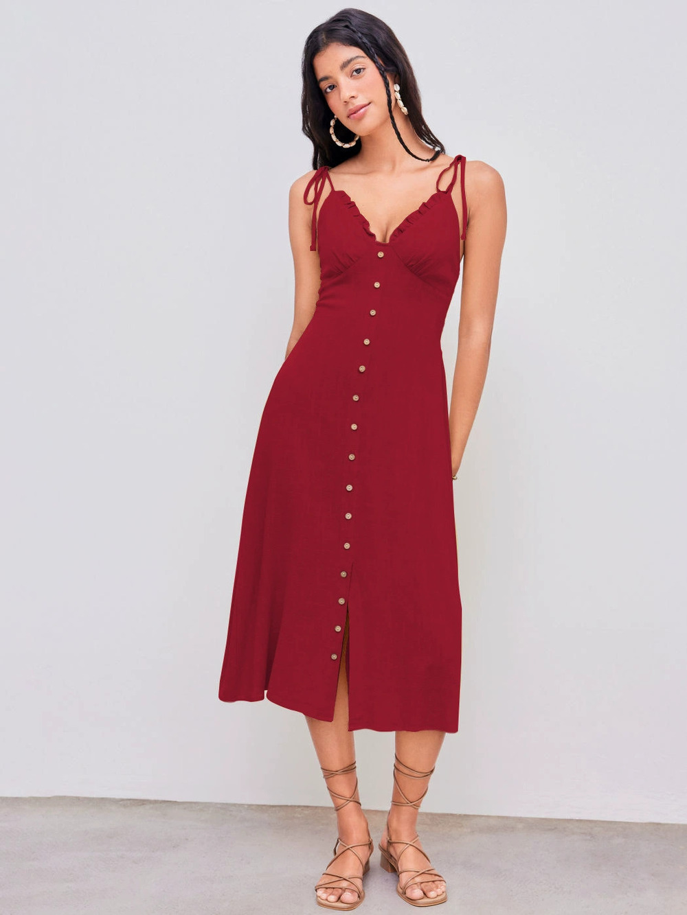 ZARA French Style Slimming Bodycon Summer Dress with Collar Design